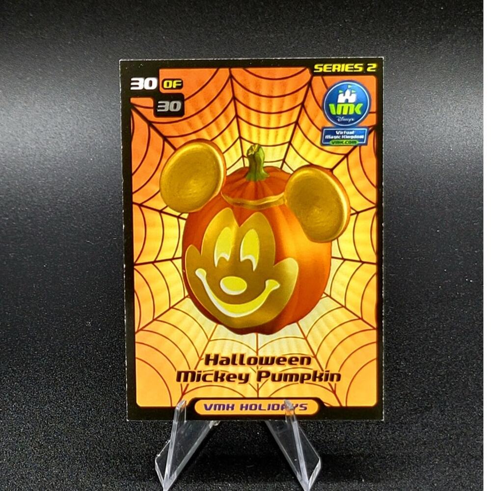 Rare Virtual Magic Kingdom VMK Halloween Mickey Pumpkin